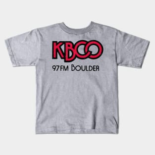 KBCO Boulder - - 70s Radio Station - - Kids T-Shirt